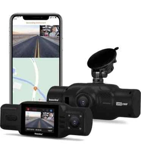 Imazing 4K Dual Dash Cam Front and Rear | 2160P + 1080P | GPS, Night Vision, Par - Picture 1 of 7