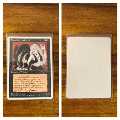 MTG✨Artist Signed CUOMBAJJ WITCHES Artist Proof✨Chronicles MINT Kaja Foglio Art - Image 1 of 4