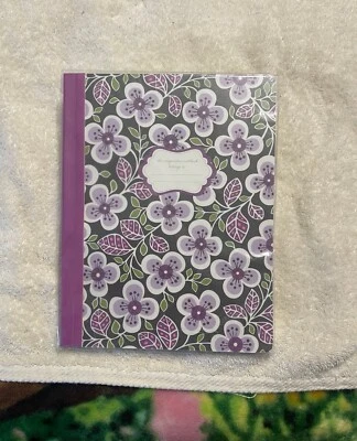 Cuaderno de composición de pétalos de ciruela Vera Bradley patrón retirado nuevo con etiquetas Foto 1 de 4