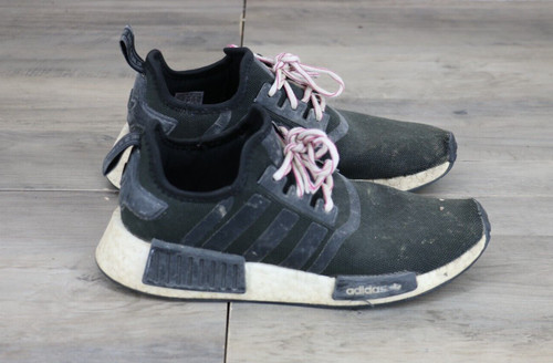 Scarpe sneakers basse Adidas uomo taglia 7 originali nere Primeblue