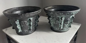 Baltimore MUSEUM Alva Studios Museum Replica FRENCH Bronze Mortars SET of 2 🔥🔥 - Picture 1 of 8