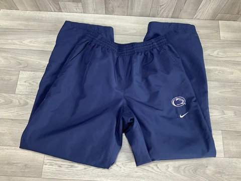 NIKE PENN STATE NAVY BLUE ATHELTIC PANTS LARGE VINTAGE Cover