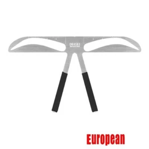 3D Brow Stencil Shaper Tattoo Eyebrow Kit Ruler Balance Template Tool -European - Picture 1 of 3