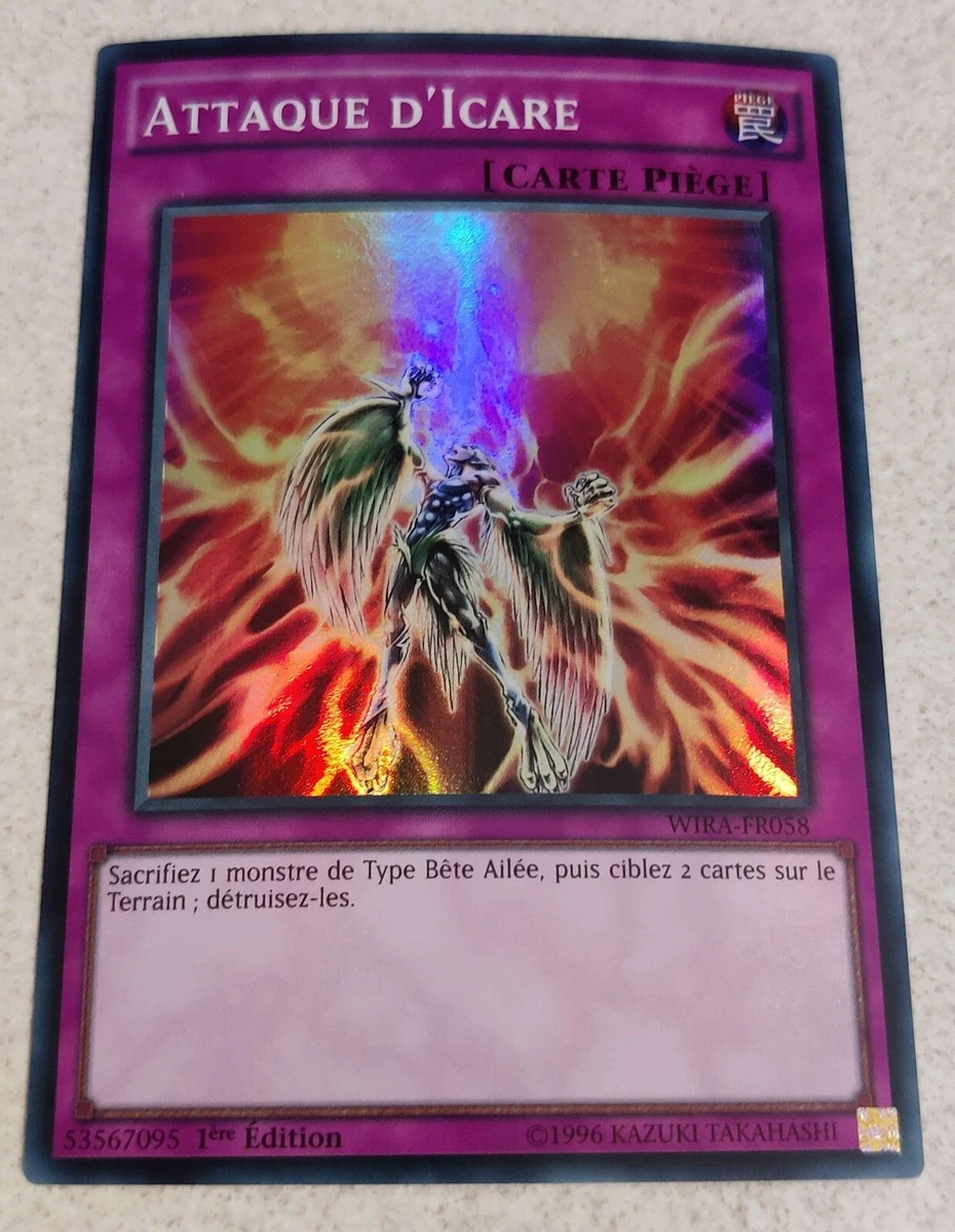 Yu-Gi-Oh! Icarus Attack Karte – Super Rare, 1st Edition Aus Wing Raiders Sammelset
