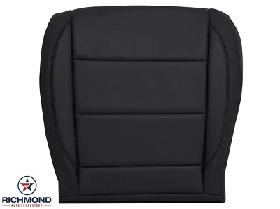 Volkswagen VW Jetta 2007 2008 2009 - Cubierta de asiento inferior de cuero negra del lado del conductor Foto 1 de 4