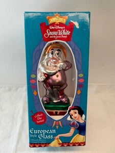 Santa's Best - "Sleepy" Dwarf -Disney's Snow White European Style Glass Ornament - Picture 1 of 6