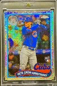 Pete Crow-Armstrong  RARE ROOKIE MOJO REFRACTOR INVESTMENT CARD TOPPS SSP MINT - Picture 1 of 5