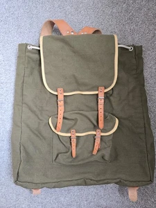 Original DDR Rucksack Canvas Oliv Neuware Vintage Outdoor Militär Retro Tasche - Bild 1 von 12