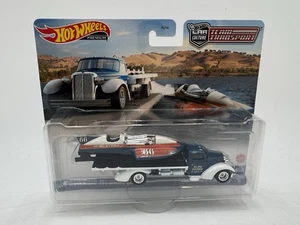 Hot Wheels Premium Team Transport HW Classic Hydroplane/Speed Waze - Diecast Car - Picture 1 of 4