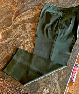 PANTALONES DE HOMBRE CORBIN, LTD FOR NORDSTROM DK LODEN VERDE 34" CINTURA 30" ENTREPIERNA DE COLECCIÓN - Imagen 1 de 19