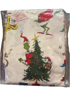 Pottery Barn Kids Dr. Seuss Xmas Grinch Full Flat Set Only Neu - Bild 1 von 4
