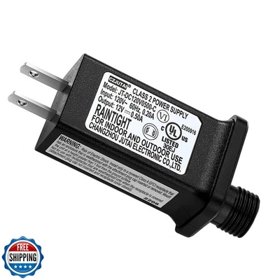 Replacement 12V 0.5A LED Transformer JT-DC120V0500-C Class 2 Power Supply IP4 - Image 1 of 4