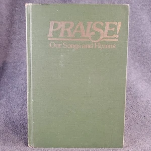 Praise  Our Songs and Hymns Hymnbook Vtg 1982 Light Blue Hardcover Singspiration - Imagen 1 de 22
