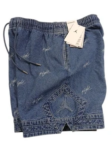 Pantalones Cortos de Vuelo Nike Air Jordan M Deportivos Diamante Denim Bordados y Estampados Para Hombre - Imagen 1 de 8