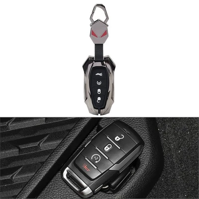 Schlüsselanhänger-Schutzhülle für Dodge Ram 1500 2019–2024 Schwarz - Image 1 of 4