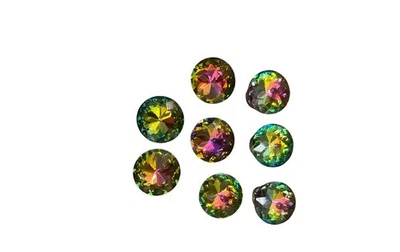 Perillas de cajón, tiradores de armario de vidrio colorido de 30 mm sin herrajes Foto 1 de 4