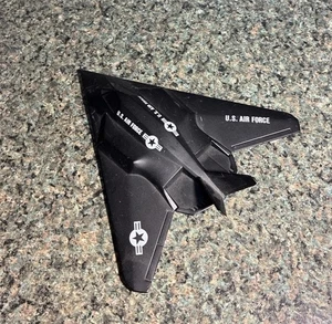 Ertl Force One F-117A Stealth Fighter Nighthawk Plane 1989 Diecast Metal 6” - Picture 1 of 3