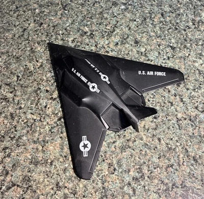 Ertl Force One F-117A Stealth Fighter Nighthawk Plane 1989 Diecast Metal 6” - Image 1 of 3