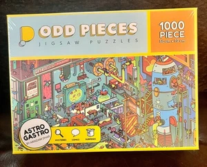 Odd Pieces Mystery Jigsaw Puzzle, Astro Gastro, 1000 Pieces , BRAND NEW - Picture 1 of 4