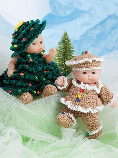 Nov20 Annie's Crochet 2013 Lots to Love Cute as Pie 5" Doll Clothes 7 Projects