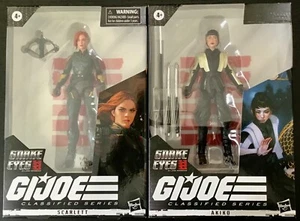 GI Joe Origins Classified Series Snake Eyes Movie Akiko #18 & Scarlett #20  - Picture 1 of 2