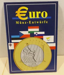 Die Euro Münz -Entwürfe Specimen Album voll Münzen -Länder CZ,MT,PL,HU,SI,EE,CY - Bild 1 von 6