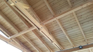 Profilholz Fase Sibirische Lärche 22 x 146 mm Zimmerei Holzhandel Tischler - Bild 1 von 3