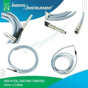 Cavo Laparoscopico Fibra Ottica Compatibile Lupo Strumenti 4,5mm Approvato CE - Foto 1 di 12