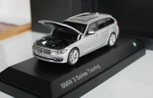 1:43 BMW 3er TOURING F31 SILBER 2014 HAUBE ÖFFNET SEHR SELTEN PRÄZISE OVP - Bild 1 von 7