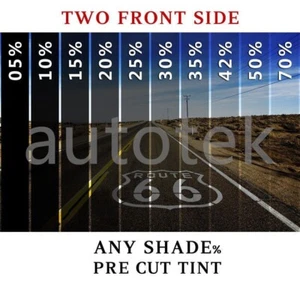 PreCut Film Front 2 Door Windows Any Tint Shade For Jaguar Vanden Plas 2000-2009 - Bild 1 von 6