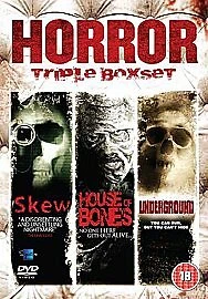 Horror Triple Collection DVD (2012) Rob Scattergood, Schelenz (DIR) cert 18 3 - Image 1 of 1