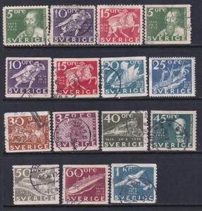 SWEDEN 1936 SC# 248-262 USED - Picture 1 of 1