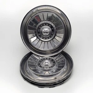 Set Of 4 1957 Meteor Full Wheel Cover Hub Cap Original - Some Signs Of Wear - Picture 1 of 4