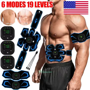 EMS ABS Stimulator Fitness Equipment Training Ab Toning Belt for Abdomen/Arm/Leg - Picture 1 of 135