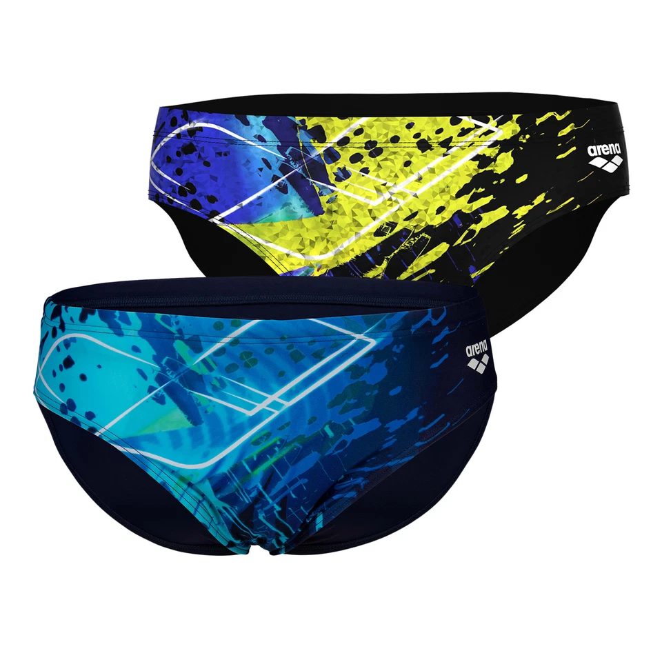 Arena Herren Badehose Badeslip Schwimmhose Arena Funny Spot Swim Briefs - Bild 1 von 1