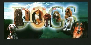 Papua new Guinea Stamps Sheet Dogs #6319 - Picture 1 of 1