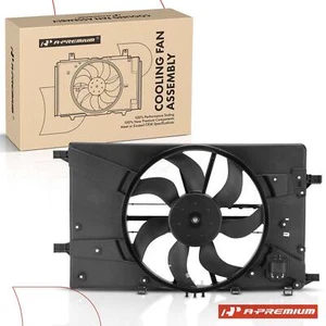 Engine Radiator Cooling Fan Assembly for Chevy Cruze 11-16 Buick Verano 12-17 - Picture 1 of 8