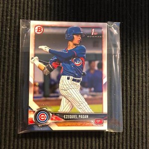 (10) 2018 BOWMAN DRAFT #BD-106 EZEQUIEL PAGAN PROSPECT CARD LOT  CHICAGO CUBS