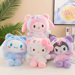4-pack Sanrio Plush Stuffed Animals Hello Kitty Cinnamoroll Kuromi My Melody - Picture 1 of 7