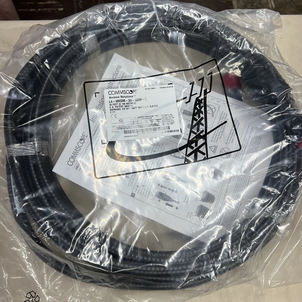 Commscope L4-HMDM-20-SGW-D 20ft 4.3 - 10 Male To 7-16 Din Male Rf Jumper