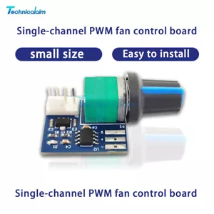 12V 3A 1Channel PWM DC Fan Speed Controller Motor Module Switch Control 25KHZ - Picture 1 of 11