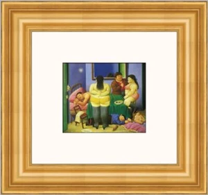 Fernando Botero The House Of Marta Pintuco Custom Framed Print  - Picture 1 of 2