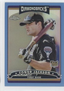 2006 Topps Chrome Blue Refractor Conor Jackson #305