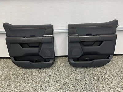 2021 2022 2023 2024 FORD F150 XLT TEMBLOR PANEL MOLDURA PUERTA TRASERA IZQUIERDA Y DERECHA NEGRO Foto 1 de 4