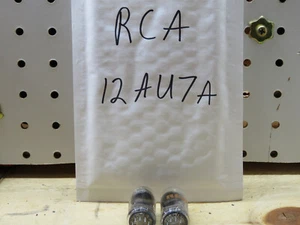 (2) Tubos vintage RCA 12AU7A - Imagen 1 de 5