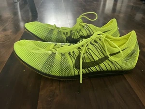 nike racing distance 526625 737 Fly wire Sz 14 Green - Picture 1 of 10