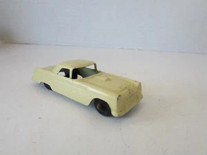 Vtg Diecast Metal Tootsietoy Vehicle Cream Color 1955 Thunderbird 3"L  H2 - Bild 1 von 5