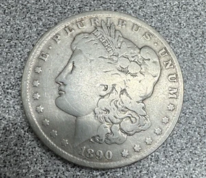 1890 - O Morgan Silver Dollar New Orleans Circulated Condition - Picture 1 of 10