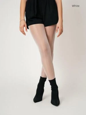 Cecilia de Rafael Eterno Super Lucido 10 Waistless Shiny Pantyhose MADE IN ITALY - Image 1 of 4