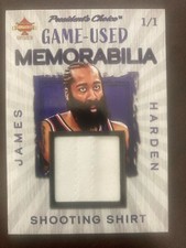 2023 Presidents Choice Solitaire 2.0 Shooting Shirt James Harden 76ers 1/1 